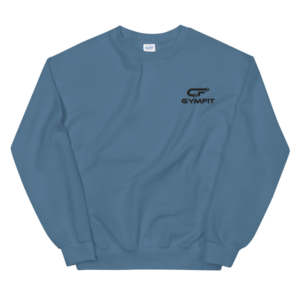 Men&#39;s Sweatshirt Indigo Blue Embroidered Logo