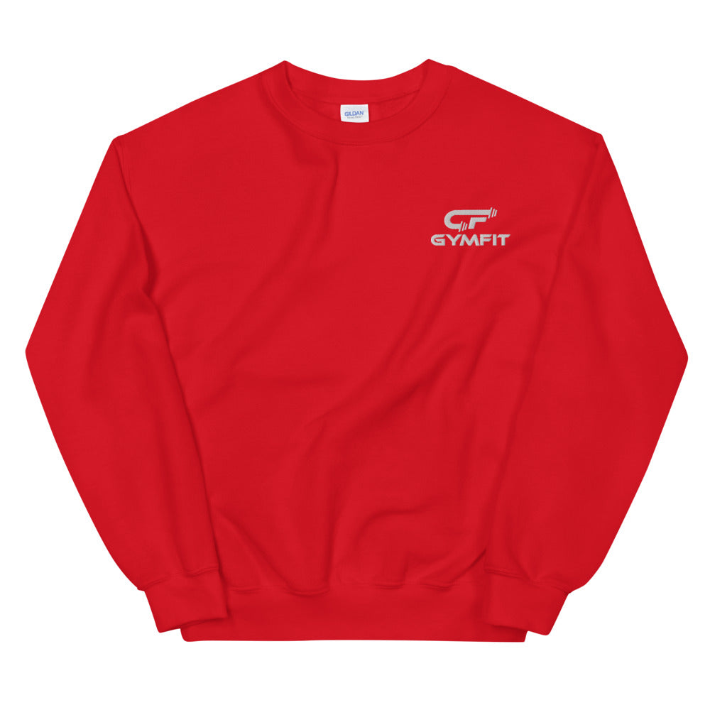 Men&#39;s Sweatshirt Red Embroidered Logo