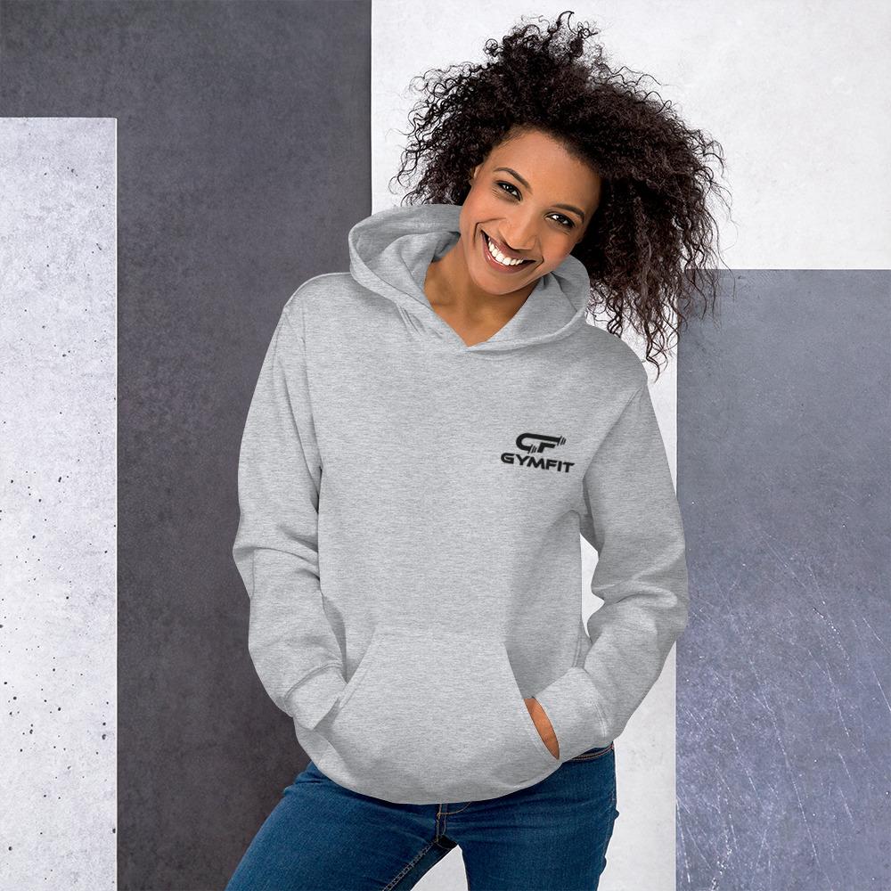 Women&#39;s Hoodie Sport Grey Embroidered Logo